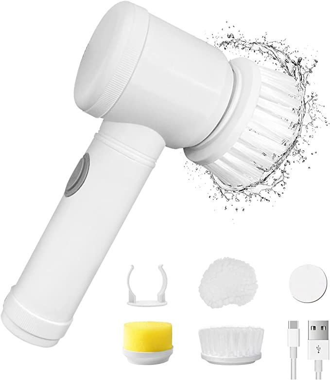 5-in-1 Electric Spin Scrubber & Cleaning Brush