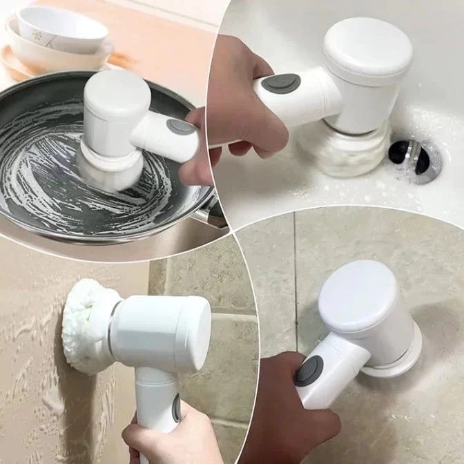 5-in-1 Electric Spin Scrubber & Cleaning Brush